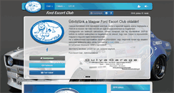 Desktop Screenshot of fordescort.hu